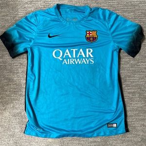 Mens size large soccer jersey.  Dri fit Nike